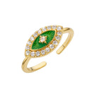 Bague MYA BAY Green Eye Essential BA-316.G