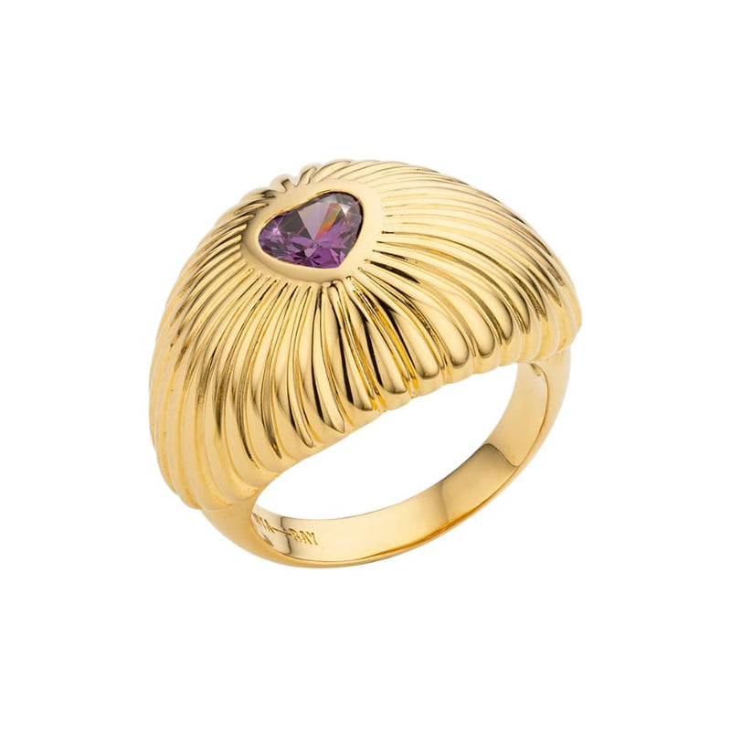 Bague MYA BAY Purple Stone Samantha BA-318.G