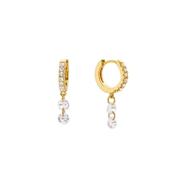 Boucles d'oreilles MYA BAY Double Crystal Diwali BO-278.G