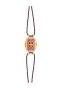 Bracelet MYA BAY Fuchsia Trefle Boheme BR-358.G