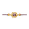 Bracelet MYA BAY Amethyste Shiny Art Deco BR-363.G