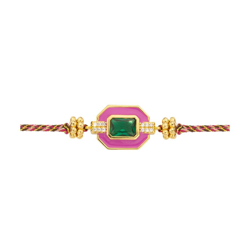 Bracelet MYA BAY Fuchsia Art Deco BR-368.G