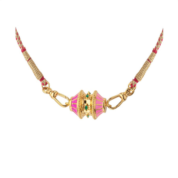 Collier MYA BAY Big Talisman Pink Fuchsia CO-273.G