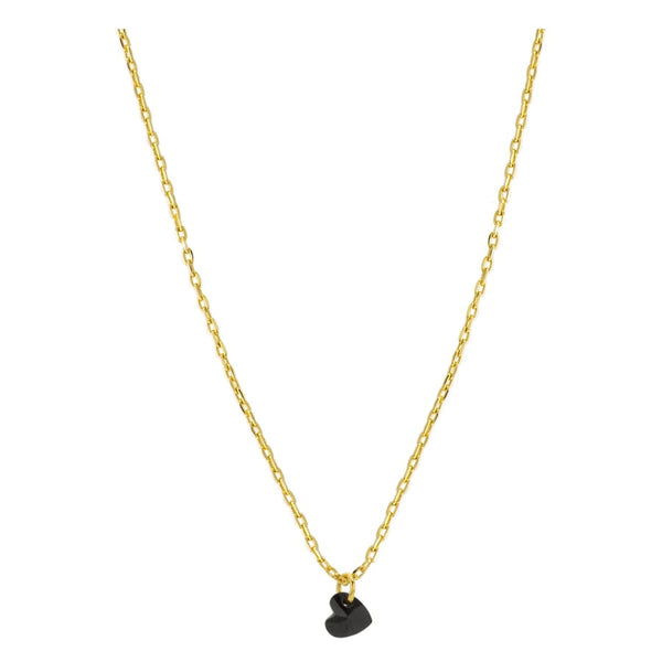 Collier MYA BAY Black Crystal Heart CO-294.G