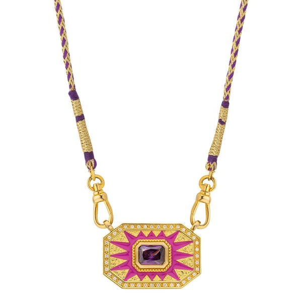 Collier MYA BAY Fuchsia Yucatan CO-336.G