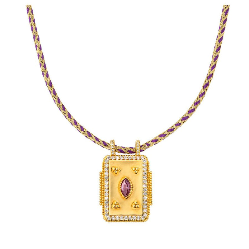 Collier MYA BAY Mystic Purple Twice Boheme CO-353.G