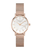 Montre Rosefield THE SMALL EDIT Blanc Or Rose 26WR-265 - PRECIOVS