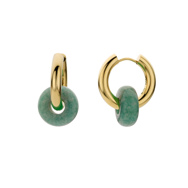 Boucles D'oreilles MYA BAY Green Donut BO-166.G - PRECIOVS