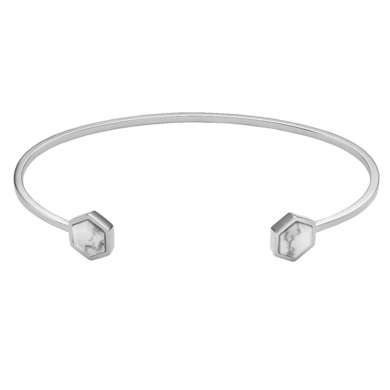 Bracelet CLUSE Idylle Silver Marble Hexagons CLJ12003 - PRECIOVS