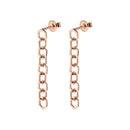 Boucles d'oreilles CLUSE Essentielle Rose Gold Open Hexagons Chain CLJ50009 - PRECIOVS