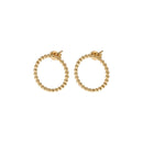 Boucles d'oreilles CLUSE Essentielle Gold Open Circle Embellished Stud CLJ51007 - PRECIOVS