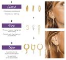 Boucle d'oreilles MYA BAY Instinct BO-128.1.G - PRECIOVS