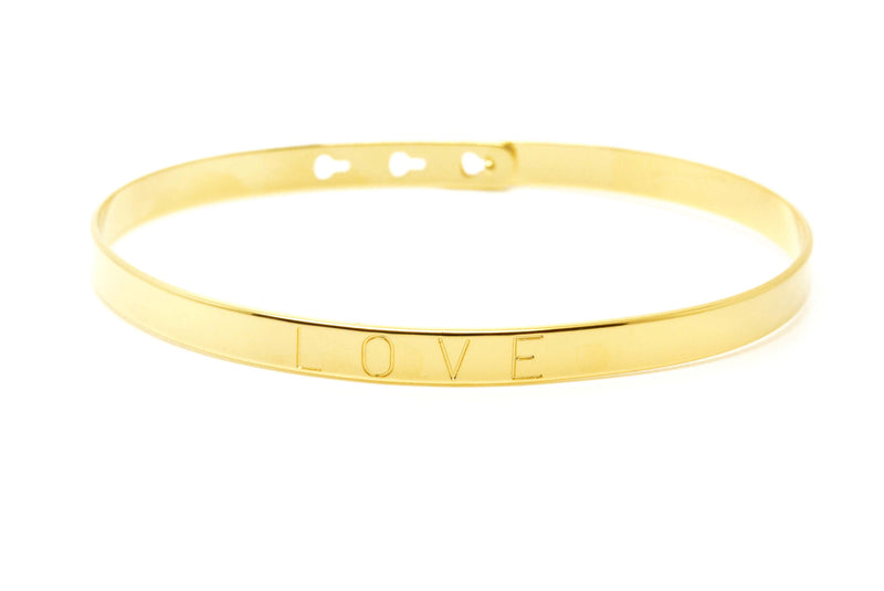 Bracelet Jonc MYA BAY Bay Line "LOVE" JC-08 G - PRECIOVS