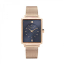 Montre Amalys Marilyn Mesh Rose Gold/Sunray Navy Blue - PRECIOVS