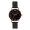 Montre Olivia Burton Midi Dial Black Dial & Rosegold - PRECIOVS