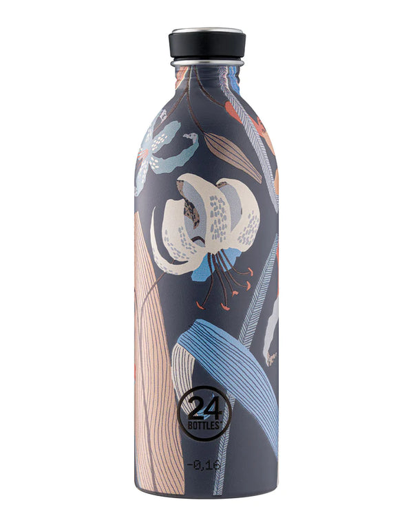 Bouteille réutilisable 24Bottles Urban Bottle Navy Lily 1000ml - PRECIOVS