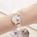 Montre Olivia Burton Marble Florals Nude & Gold OB16CS15 - PRECIOVS